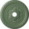 Ekena Millwork Palmetto Ceiling Medallion (Canopies up to 3 5/8"), 23 5/8"OD x 3 5/8"ID x 1 5/8"P, Athenian Green CM23PMAGF - alternate 1